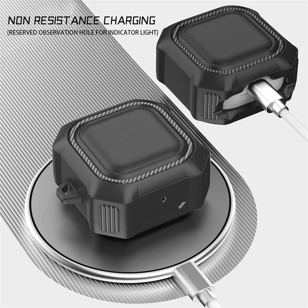 ZORBES Rugged Cover Case for Samsung Galaxy Buds Pro(2021), Galaxy Buds 2, Galaxy Buds Live (2020)--Oil-Resistant, Abrasion-Resistant, Shock-Resistant(Without Earbud, Separate Pieces Design) ZORBES Rugged Cover Case for Samsung Galaxy Buds Pro(2021), Galaxy Buds 2, Galaxy Buds Live (2020)--Oil-Resistant, Abrasion-Resistant, Shock-Resistant(Without Earbud, Separate Pieces Design)